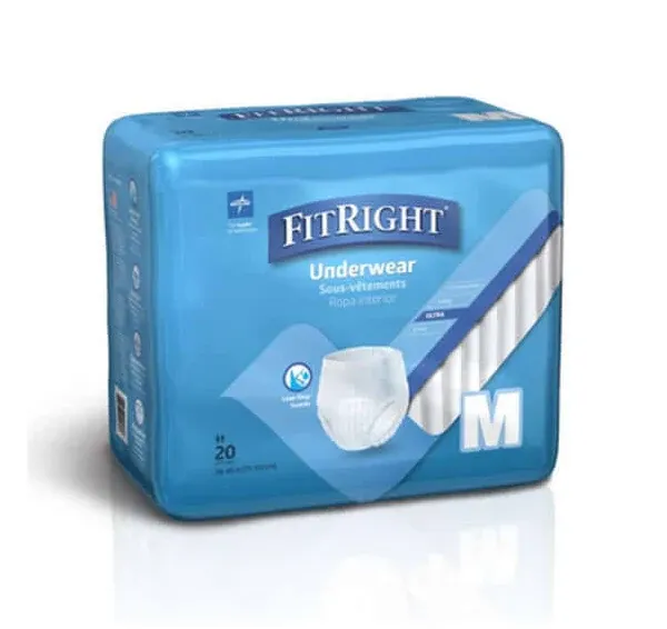 Medline FitRight Ultra Protective Underwear