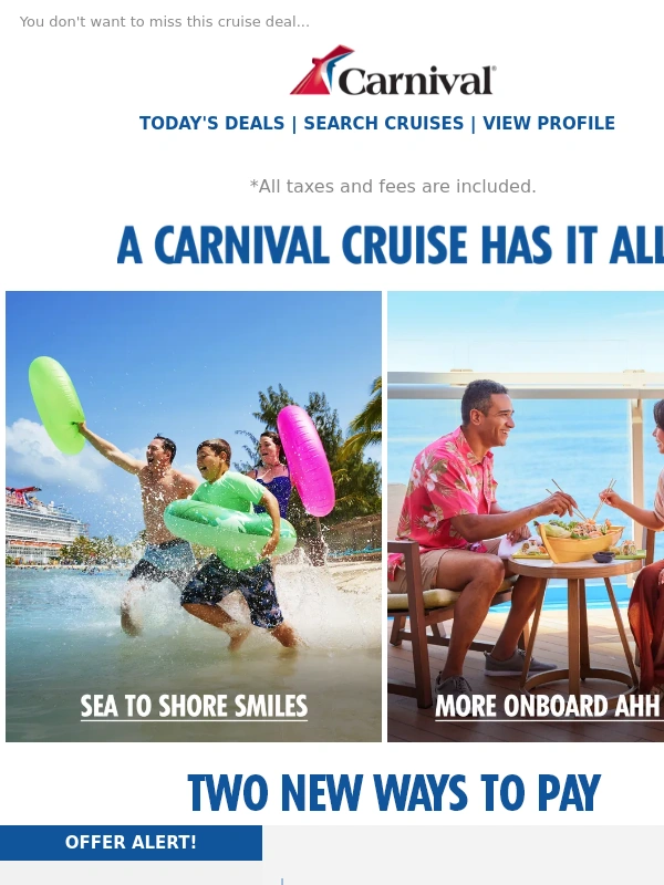 Carnival - STOP SCROLLING - Huge cruise savings inside ?➡️