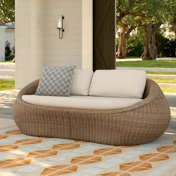 Avila 85.5 Outdoor Sofa - Dravite Ivory