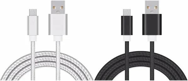 FabCordz 6 ft. L USB Charging and Sync Cable (2 pk)