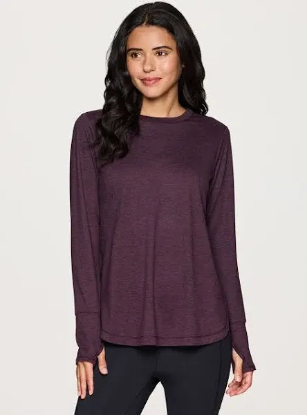 RBX Active Women's Super Soft Long Sleeve Yoga Tunic Top