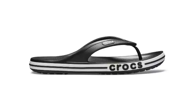 Crocs Adult Bayaband Flip Flops Comfortable Beach Sandals for Men and Women