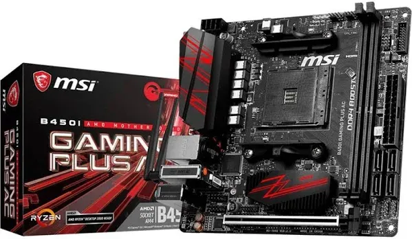MSI B450I Gaming Plus AC Desktop Motherboard