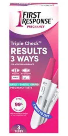 First response Triple Check Pregnancy Test
