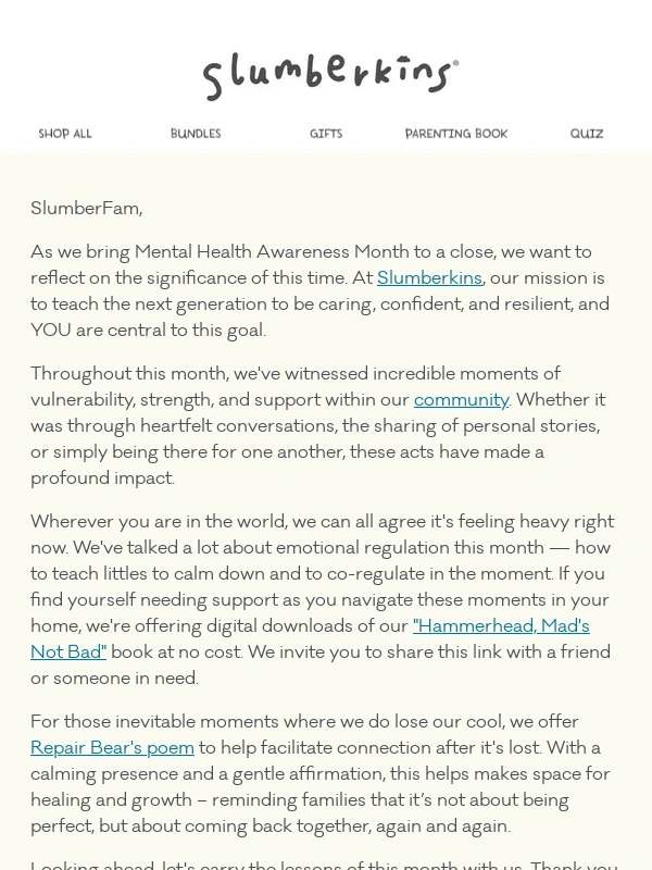 Slumberkins - Open for a gift of gratitude from our founders ?