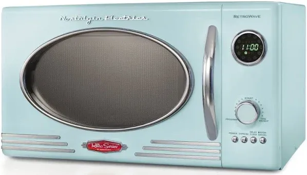 Nostalgia Retro Countertop Microwave Oven