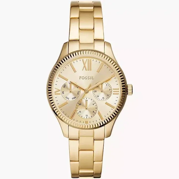 Fossil Women's Rye Multifunction Stainless Steel Watch