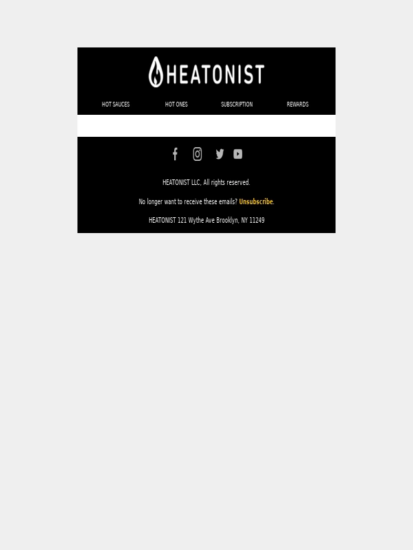 HEATONIST - FREE Hot Ones Buffalo has been extended!???