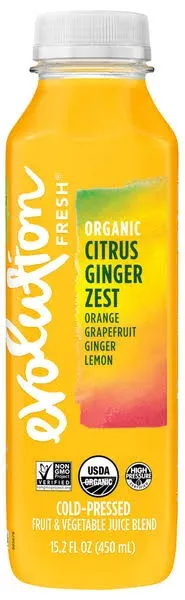 Evolution Fresh Organic Citrus Ginger Zest Juice Blend