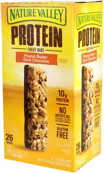 Nature Valley Chewy Bars Protein Peanut Butter Dark Chocolate