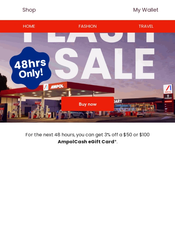 Prezzee - 48-Hour Fuel Frenzy: Save 3% on AmpolCash!