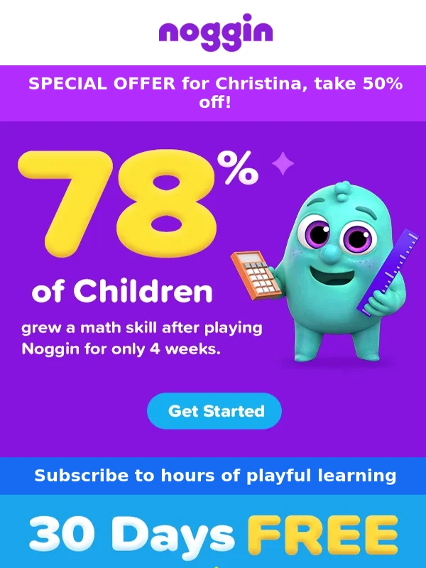 Noggin - Try Noggin for FREE and boost your child's learning!