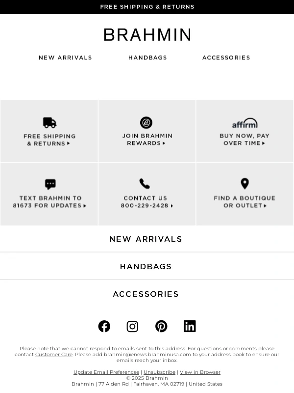 Brahmin - UNDER $95 little luxuries ✨