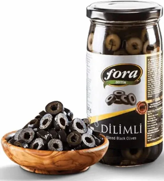 Fora Sliced Black Olives