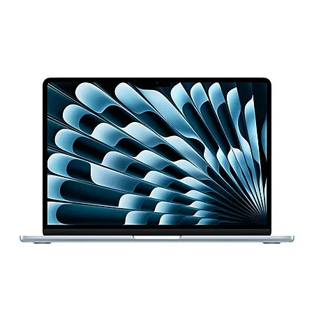 Apple MacBook Air 13" MC6U4LL/A (Early 2025) 13.6" Laptop Computer - Sky Blue; Apple M4 10-Core CPU; 16GB Unified 512 GB SSD- Micro Center $1019.99