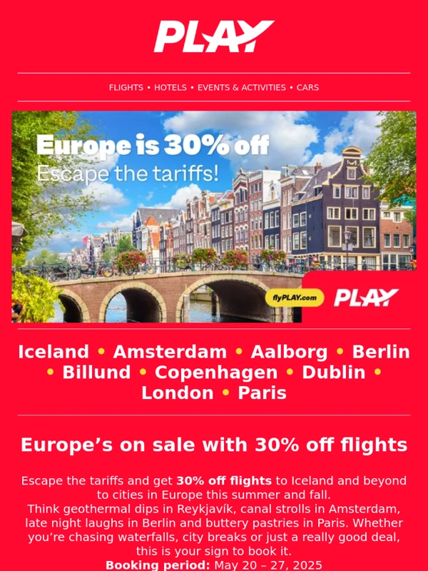Flyplay - This offer expires at midnight! ⏰