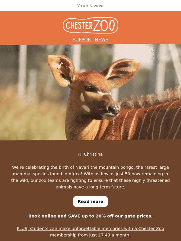 Chester Zoo - Extremely rare species born at the zoo!