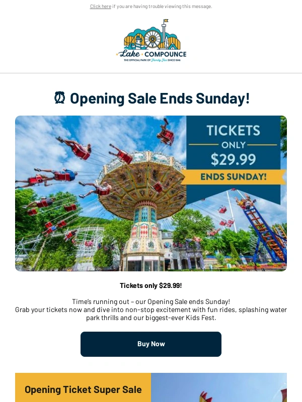 Lake Compounce - Don’t Miss Out: Tickets Only $29.99