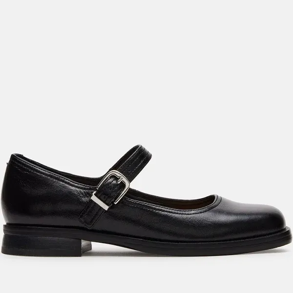 Steve Madden Women's Delancy Leather Mary Jane Flats