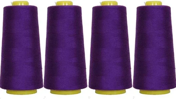 Four Cone Set of Polyester Serger Thread