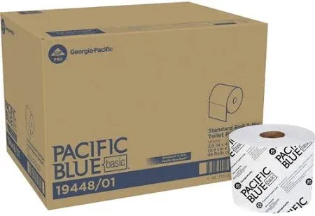 Pacific Blue Basic Standard Roll Toilet Paper