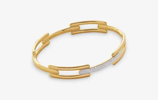 Monica Vinader Women's 18ct Yellow Gold-Plated Vermeil Sterling-Silver