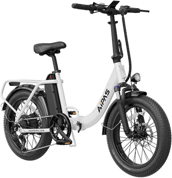 BAFANG 1000W 48V 11Ah 28+ Mph 62 Miles Aipas A4 Gentry Three-stage Folding Ebike
