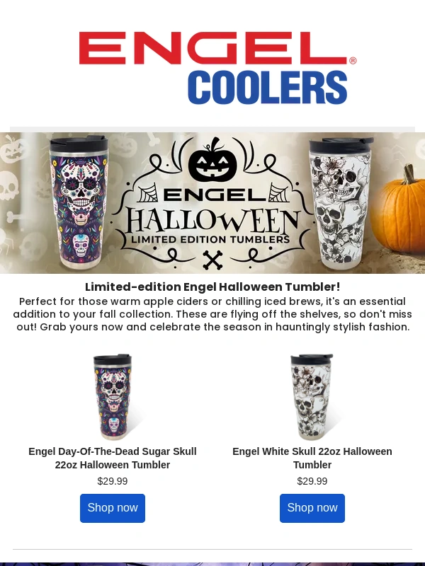 Engel Coolers - ? Spooktacular Sips: New Engel Halloween Tumblers Now Available