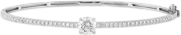 Adamante 1-1/2 ct. tw. Lab-Grown Round Brilliant Diamond Bangle Bracelet in