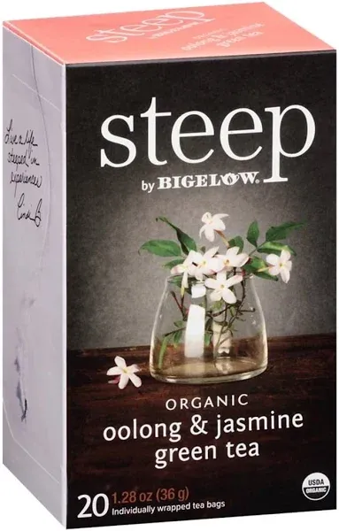 Steep Organic Oolong & Jasmine Tea Bags