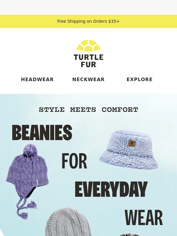 Turtle Fur - Beanies That Keep Up with Your Day