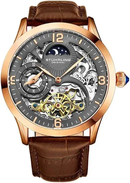 Stuhrling Original Automatic Skeleton Men's Watch