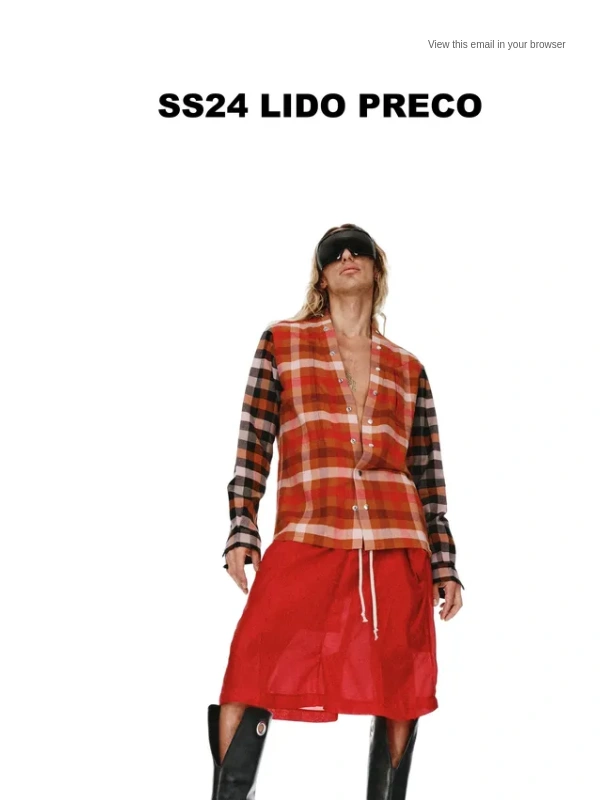 Rick Owens - SS24 LIDO PRECO NOW ONLINE