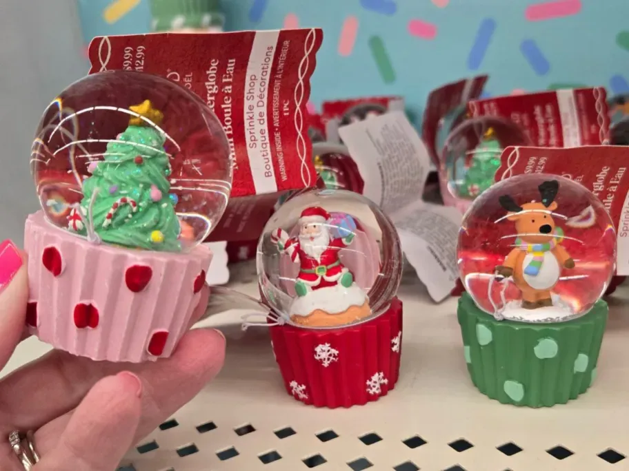 Ashland Assorted 2.5″ Mini Christmas Tabletop Waterglobes