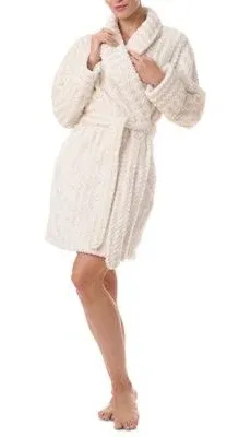Tommy Hilfiger Women's Long-Sleeve Belted Plush Robe