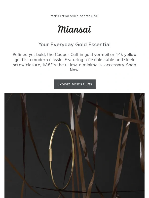 MIANSAI - The Gold Cuff That Completes Every Look