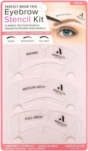 Absolute New York Perfect Brow Stencil Kit