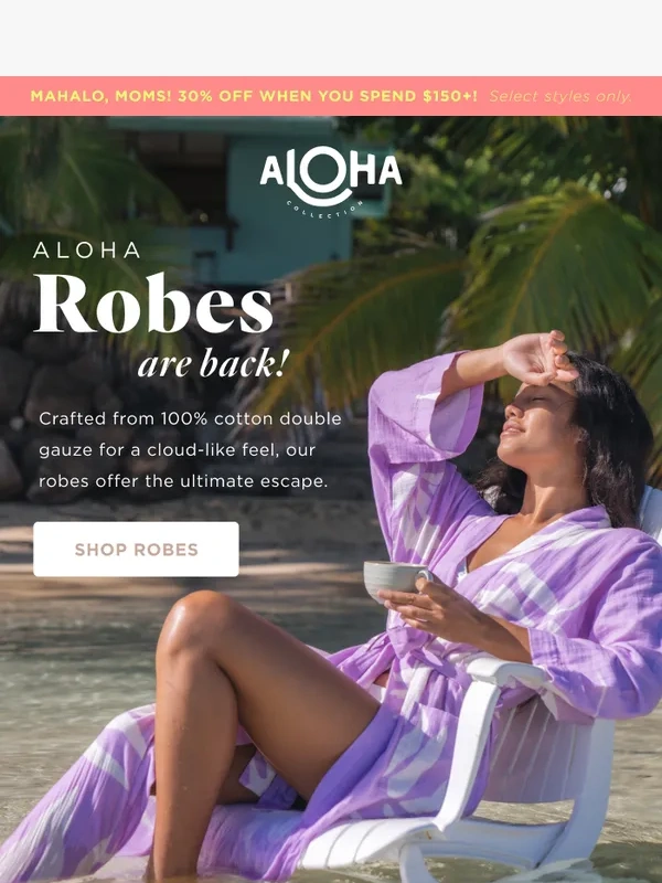 ALOHA Collection - Our Best-Selling Robes Are Back!