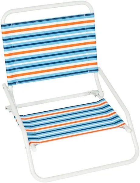 Rio 1 Position Sand Chair White/Blue