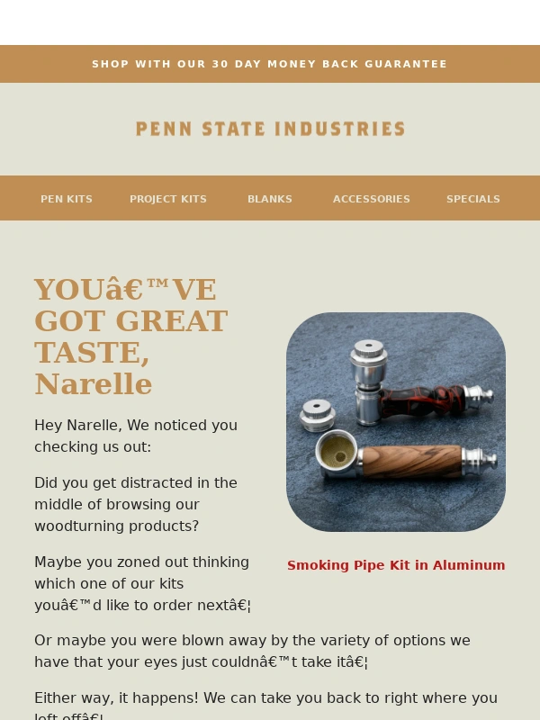 Penn State Industries - We Love That One,Narelle!