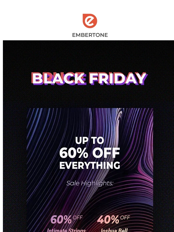 Embertone - Embertone Black Friday