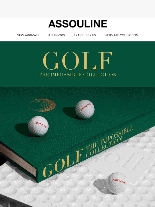 Assouline - Golf: The Impossible Collection is Back in Print