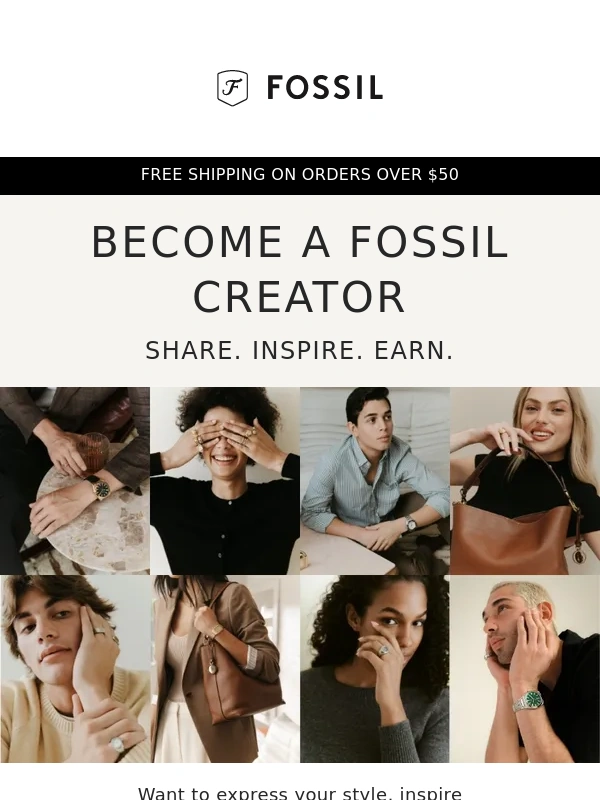 Fossil - We're Looking For The Next Fossil Creator