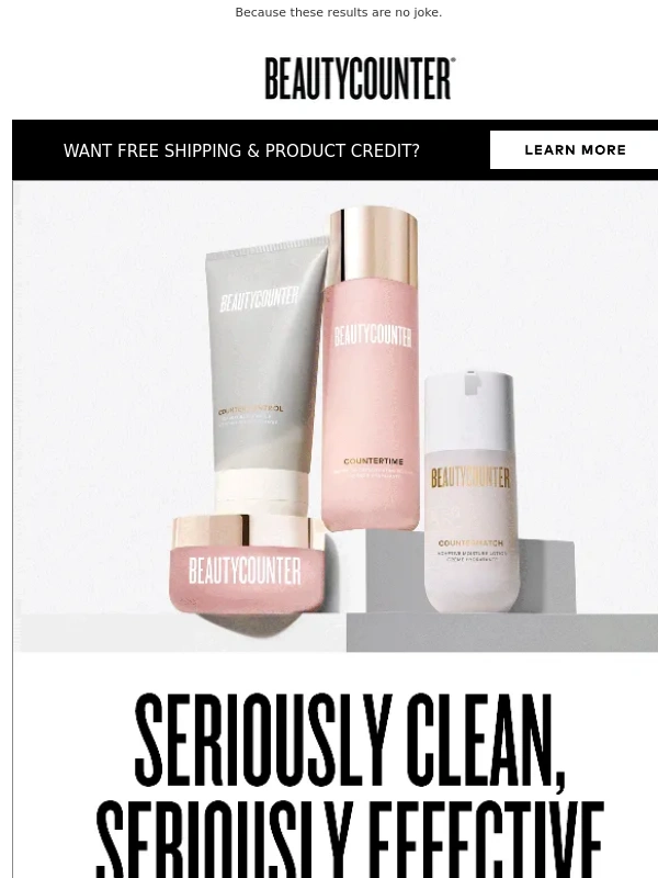BeautyCounter - LET'S BE REAL FOR A SEC