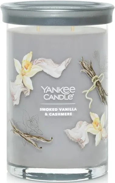 Yankee Candle 22oz. Signature Smoked Cashmere Jar Candle