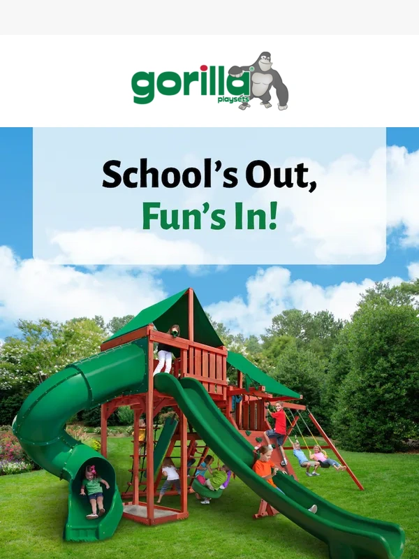 Gorilla Playsets - End of School Sale! ?