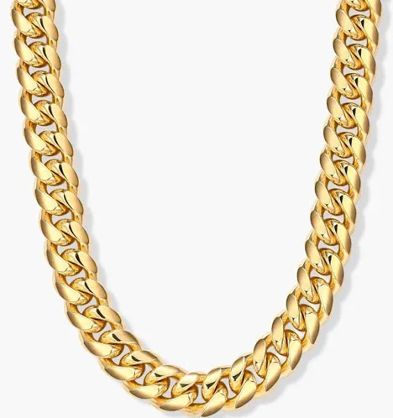 JAXXON 10mm Cuban Link Gold Chain