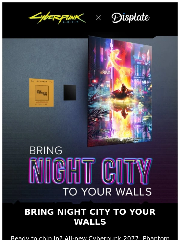 Cyberpunk - New metal posters from Night City!