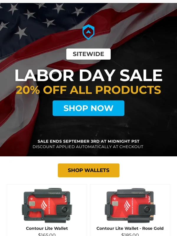 Trayvax - ?? Labor Day Sale Starts Now