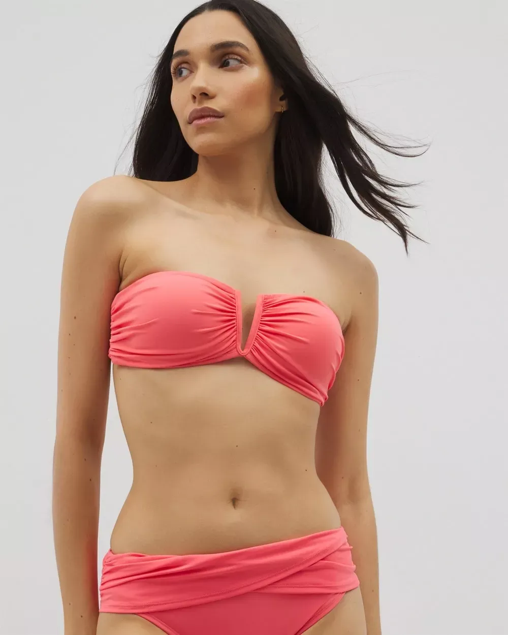 Women's Bleu Rod La Cote Dazure Macrame Bandeau in Pink size 14   Soma - Women - Bardot Blush - 14